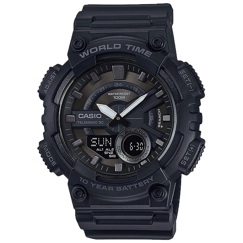 Casio AEQ110W1BV World Time Watch