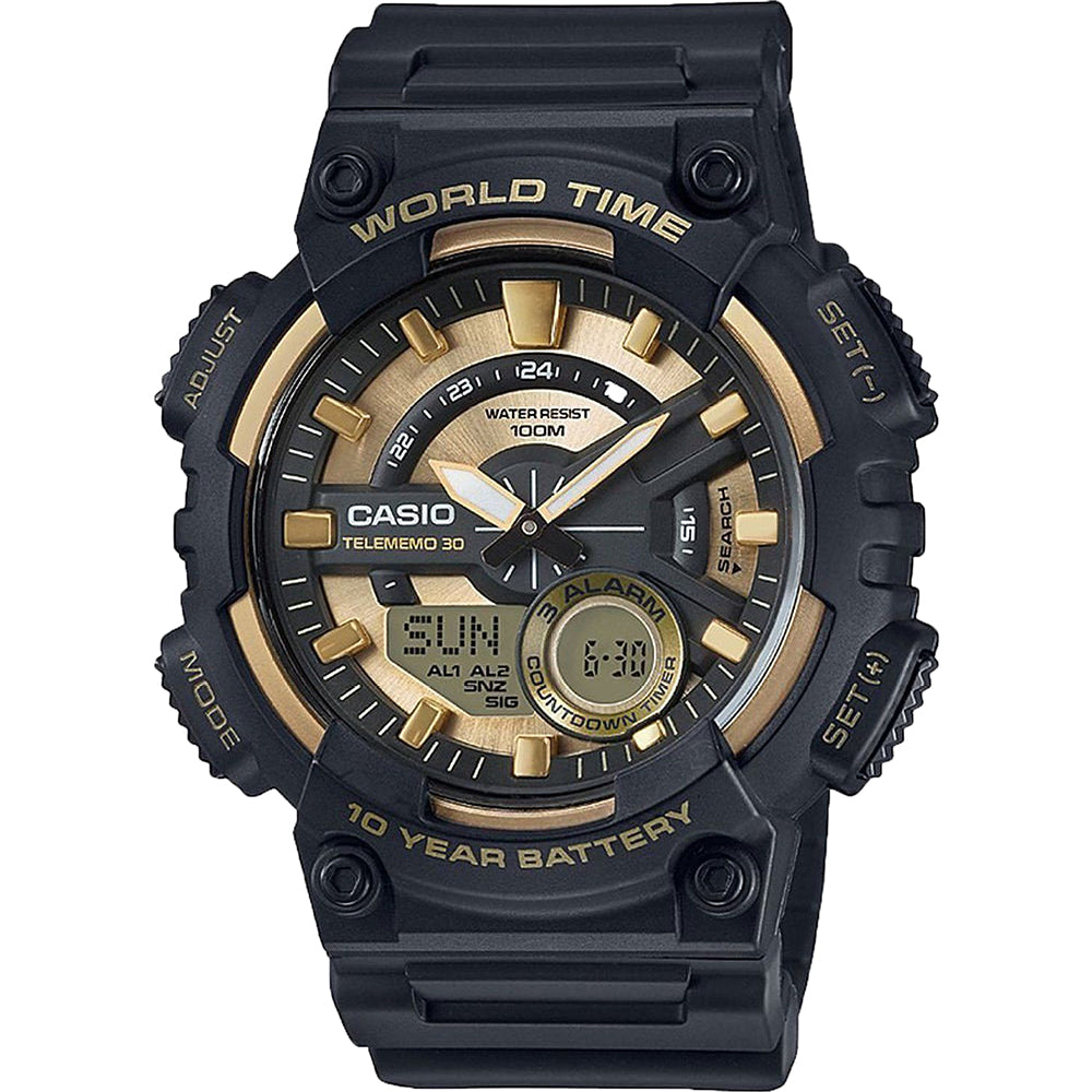 Casio AEQ110BW-9A World Time Watch