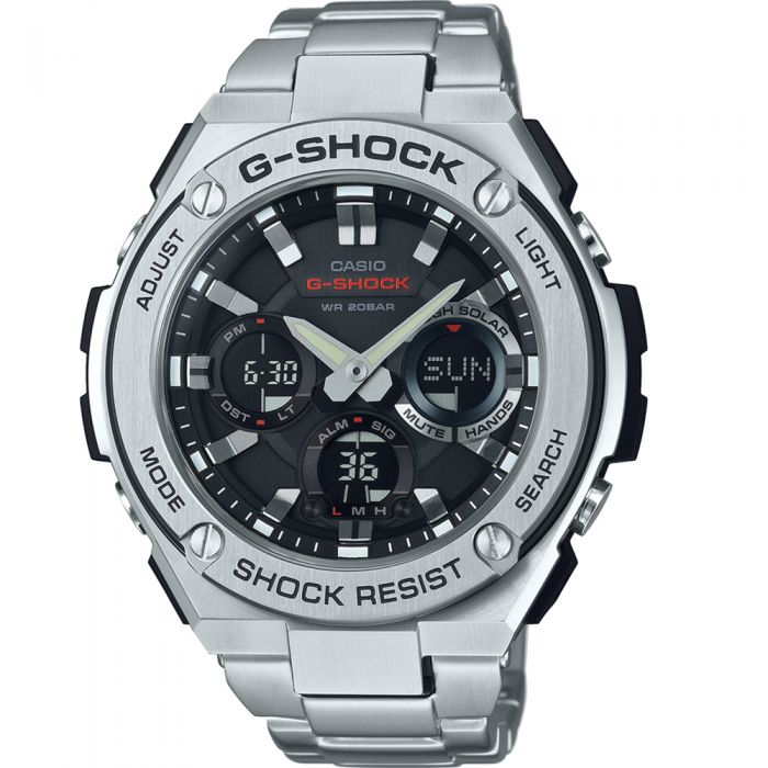 G-Shock GSTS110D-1A G-Steel Solar World Time Watch