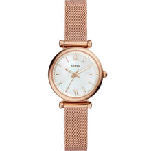 Load image into Gallery viewer, Fossil Carlie Mini ES4433 Rose Stainless Steel Womens Watch