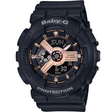 Load image into Gallery viewer, Baby-G BA110RG-1AR Black Resin Watch