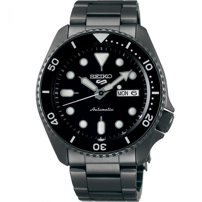 Seiko 5 SRPD65K Automatic Black Stainless Steel Watch
