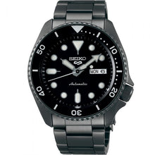 Load image into Gallery viewer, Seiko 5 SRPD65K Automatic Black Stainless Steel Mens Watch