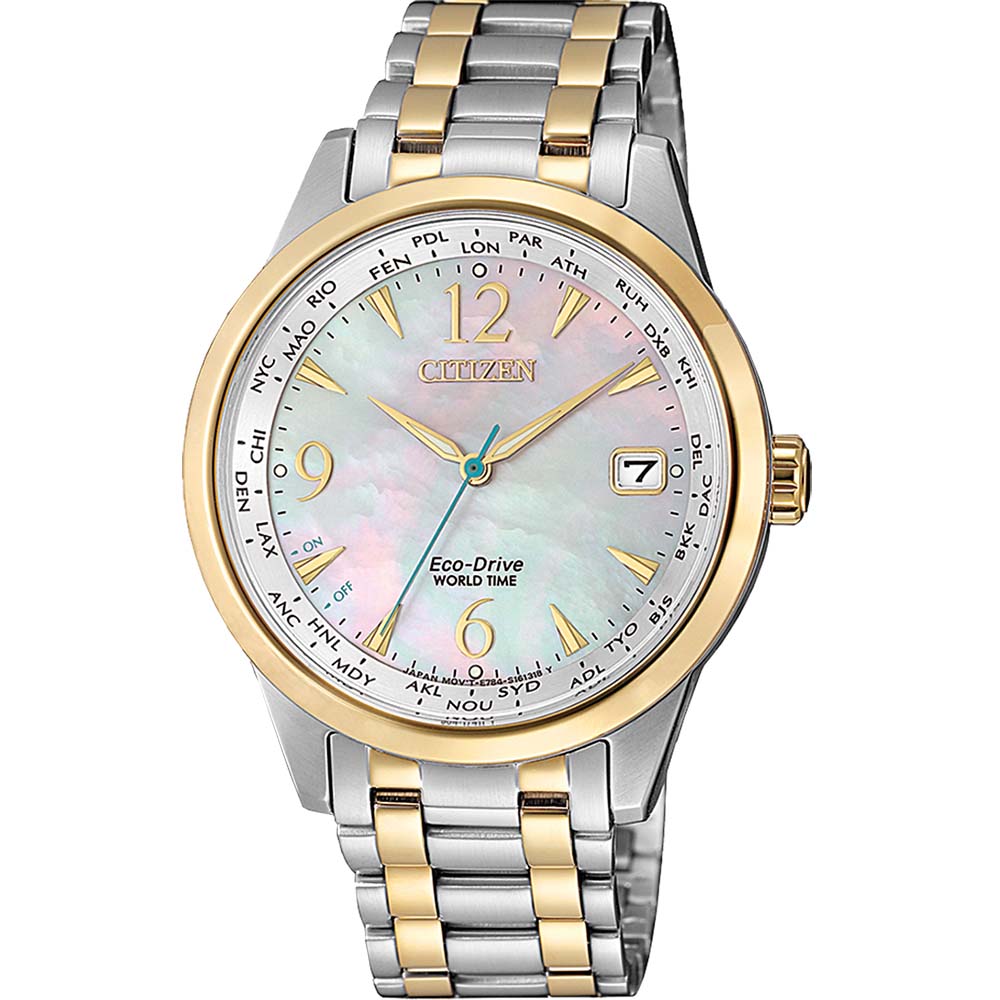 Citizen FC8008-88D Two-Tone Stainless Steel Womens Watch