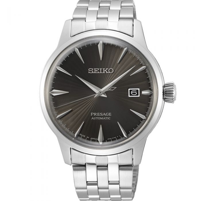 Seiko Presage SRPE17J Cocktail Time Automatic Stainless Steel Mens Watch