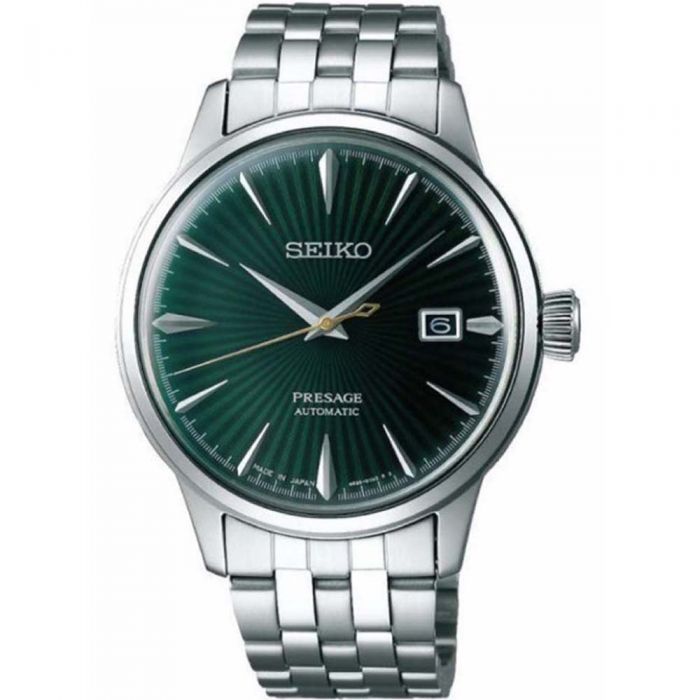 Seiko Presage SRPE15J  Cocktail Time Automatic Stainless Steel Mens Watch