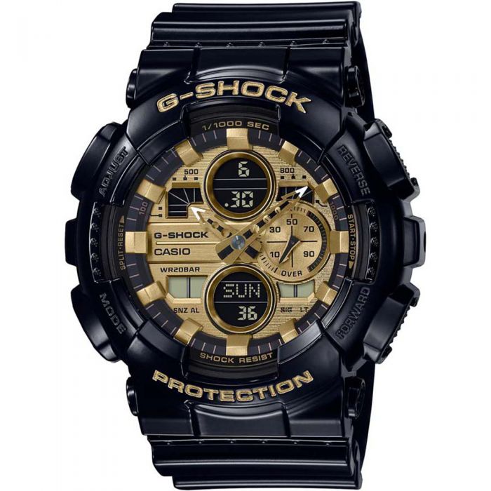 Casio G-Shock GA-140GB-1A1DR Black Resin Mens Watch