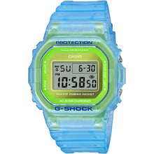 Load image into Gallery viewer, Casio G-Shock DW5600LS-2D Semi - Transparent Blue Green Watch