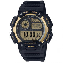 Load image into Gallery viewer, Casio AE1400WH-9A World Time Black Resin Digital Mens Watch