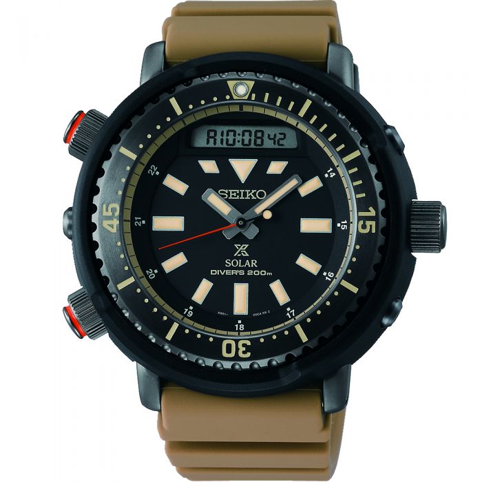 Seiko Prospex SNJ029P Arnie Solar Divers Watch Watch Depot