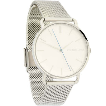 Colton James Eclipse Classic White Dial Silver Womans Watch