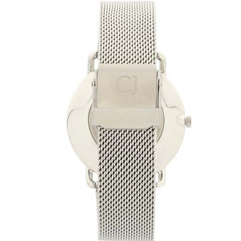 Colton James Eclipse Classic White Dial Silver Womans Watch