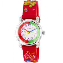 Load image into Gallery viewer, ECC  Kids Red Butterfly Watch