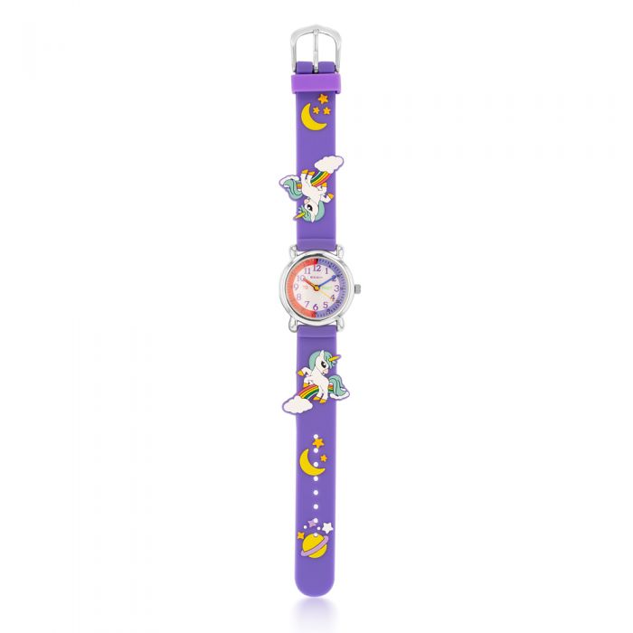 ECC Kids Purple Unicorn Watch