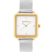 Load image into Gallery viewer, Ellis &amp; Co &#39;Alyssa&#39; With Stainless Steel Gold Toned Case Womens Watch