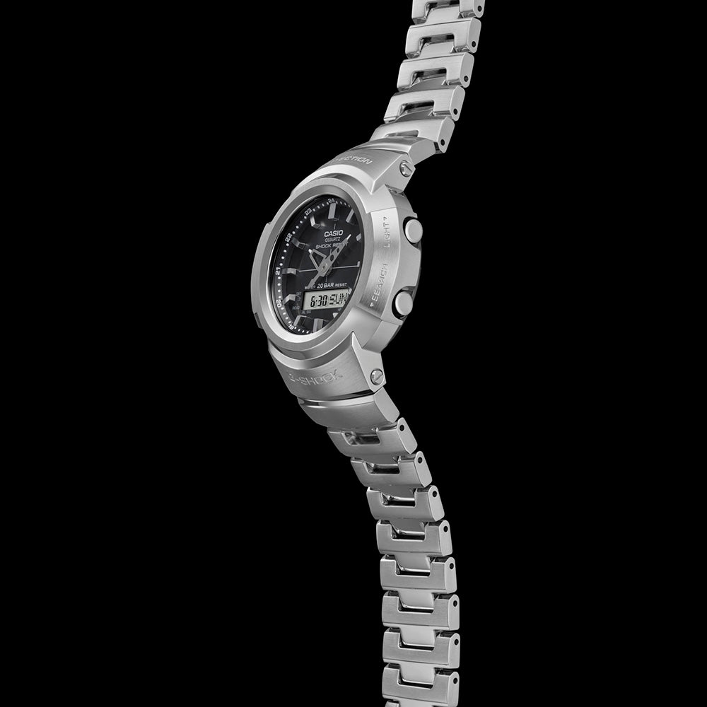 G-Shock Full Metal AWM500D-1A Solar Stainless Steel