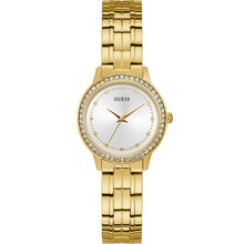 Load image into Gallery viewer, Guess Chelsea W1209L2 Gold Tone Stone Set Womens Watch