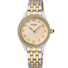 Load image into Gallery viewer, Seiko SUR480P Stone Set Two Tone Womens Watch