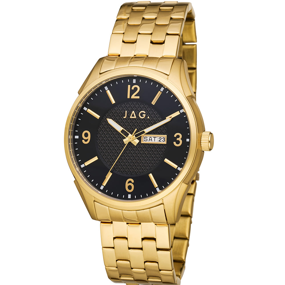 JAG J2438A Gold Tone Mens Watch