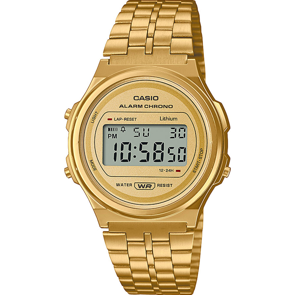 Casio Vintage A171WEG-9A Gold Digital Watch