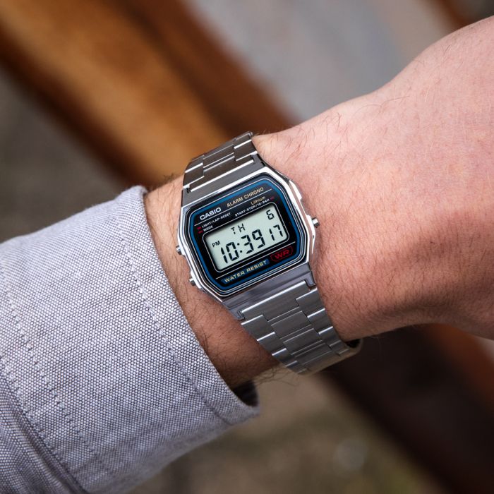Casio Vintage A158WA 1 Digital Stainless Steel Watch Watch Depot casio-vintage-a158wa-1-digital-stainless-steel-watch-watch-depot