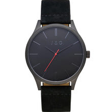 Load image into Gallery viewer, JAG Malcolm J2491 Stainless Steel Black Leather Mens Watch
