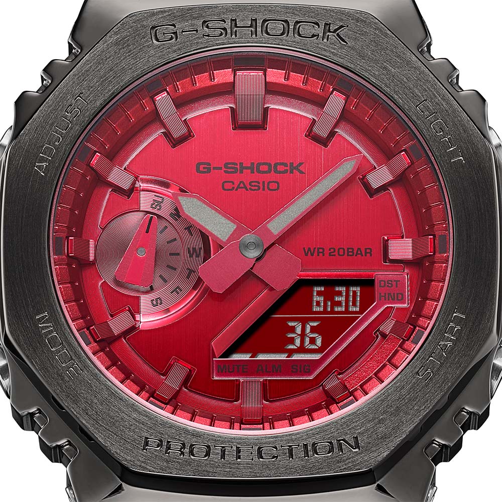 G Shock GM2100B 4 Metal Covered Stainless Steel CasiOak Watch