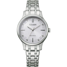 Load image into Gallery viewer, Citizen Eco Drive EM0890-85A Swarovski Crystals Stainless Steel Womens Watch