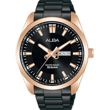Load image into Gallery viewer, Alba AJ6132X1 Black and Rose Tone Mens Watch