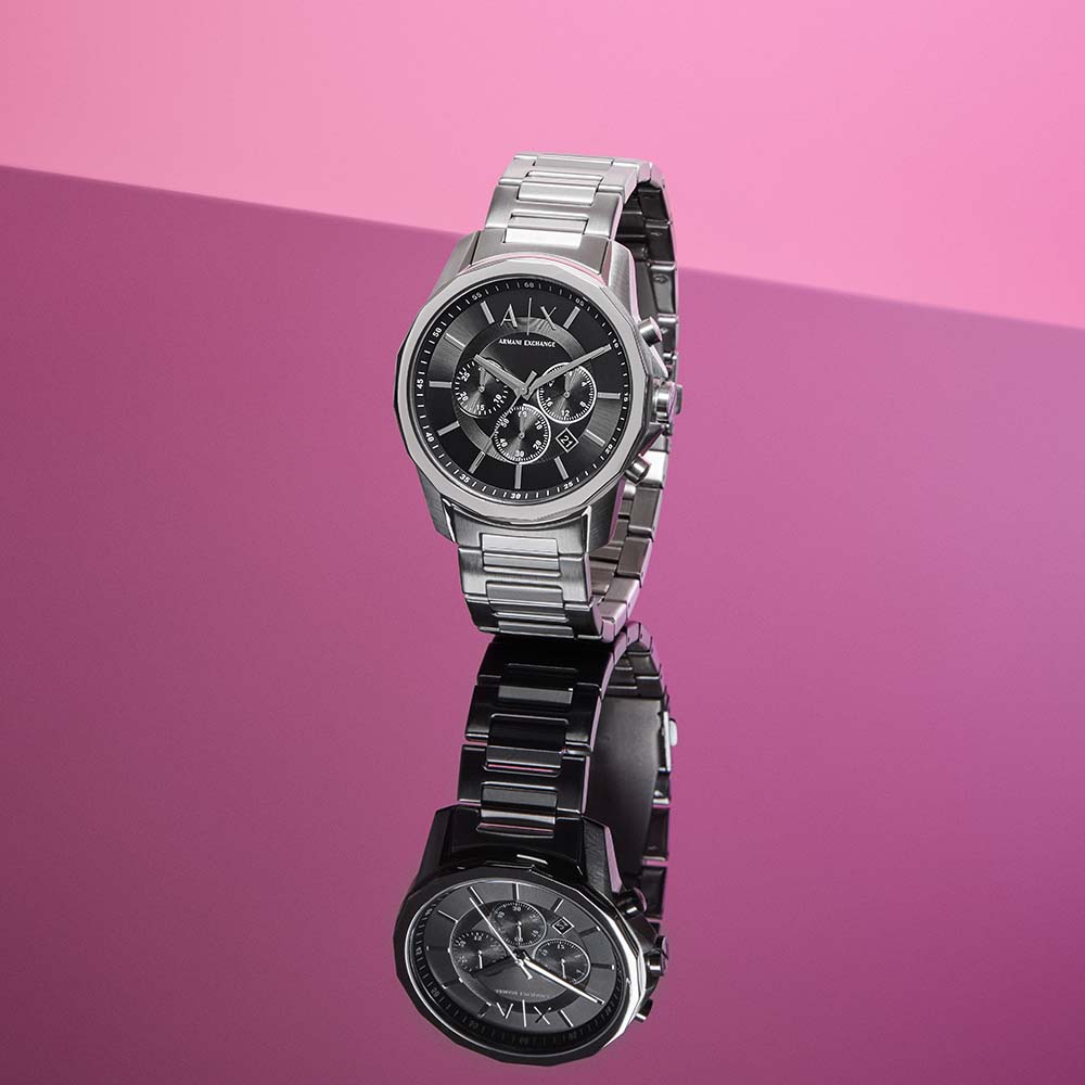 Armani Exchange Banks AX1720 Chronograph Stainless Steel Mens