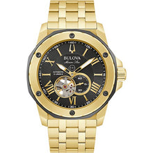 Load image into Gallery viewer, Bulova 98A273 Marine Star Automatic Stainless Steel Gold Tone