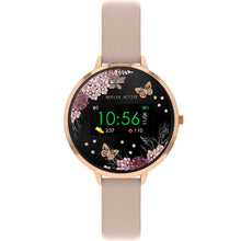Load image into Gallery viewer, Reflex Active RA03-2014 Floral Pink Nude Strap Smart Watch
