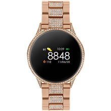 Load image into Gallery viewer, Reflex Active RA04-4014 Rose Gold Link Crystal Smart Watch
