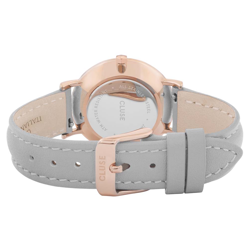 Cluse CW0101203010 Minuit Grey Leather Womens Watch