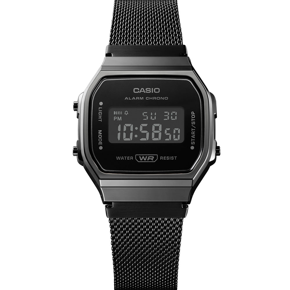 Casio A168WEMB-1B A168 One Tone Digital Watch