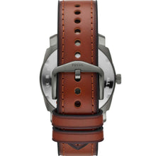 Load image into Gallery viewer, Fossil FS5900 Machine Brown Leather Mens Watch