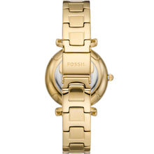 Load image into Gallery viewer, Fossil ES5159 Carlie Gold Tone Watch