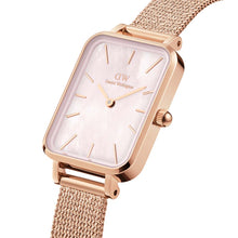 Load image into Gallery viewer, Daniel Wellington Quadro Pressed Melrose DW00100510 Pink Mother of Pearl
