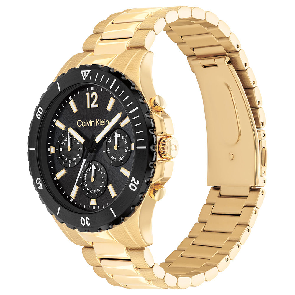 Calvin Klein 252000116 Sport Gold Tone Mens Watch – Watch Depot