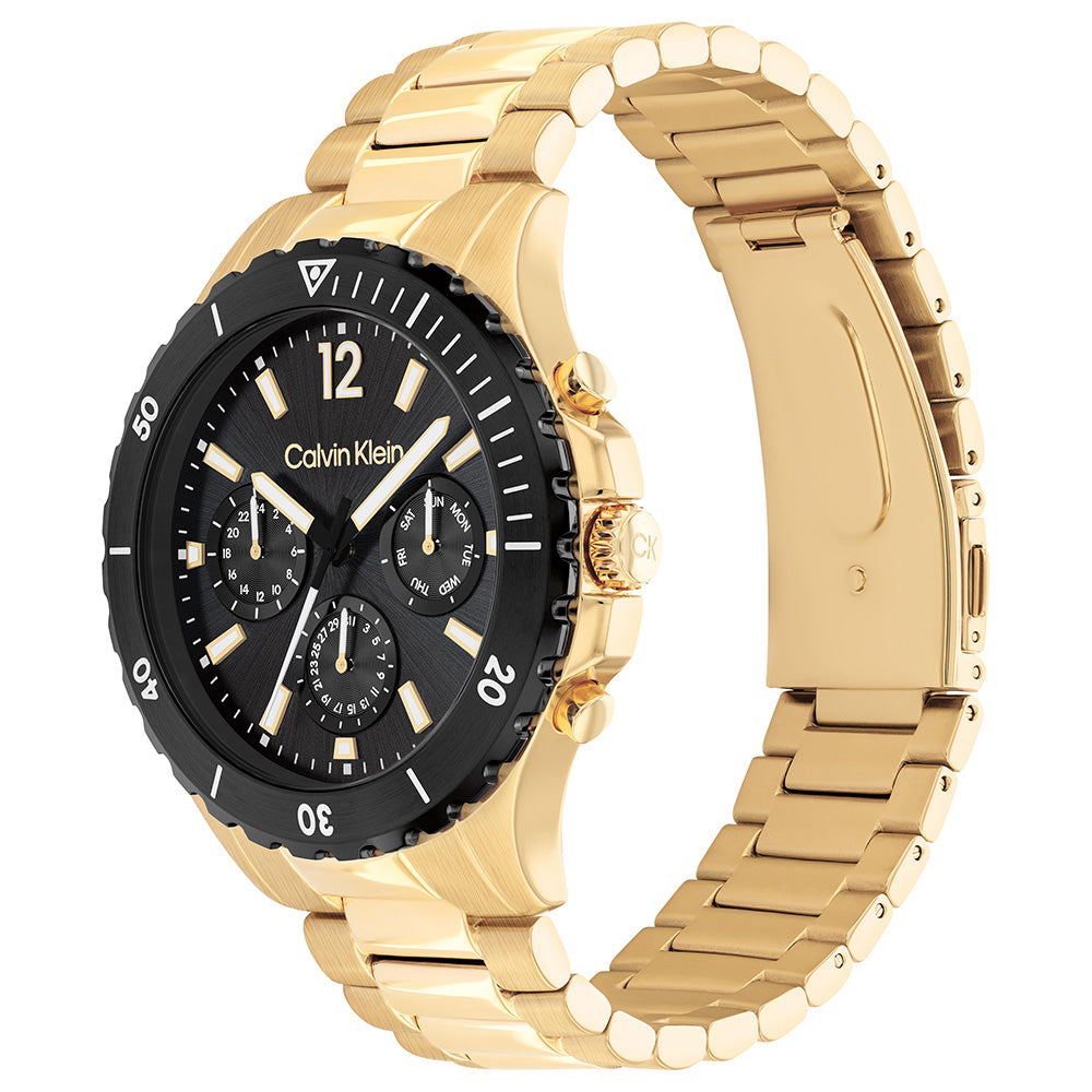 Calvin Klein 252000116 Sport Gold Tone Mens Watch