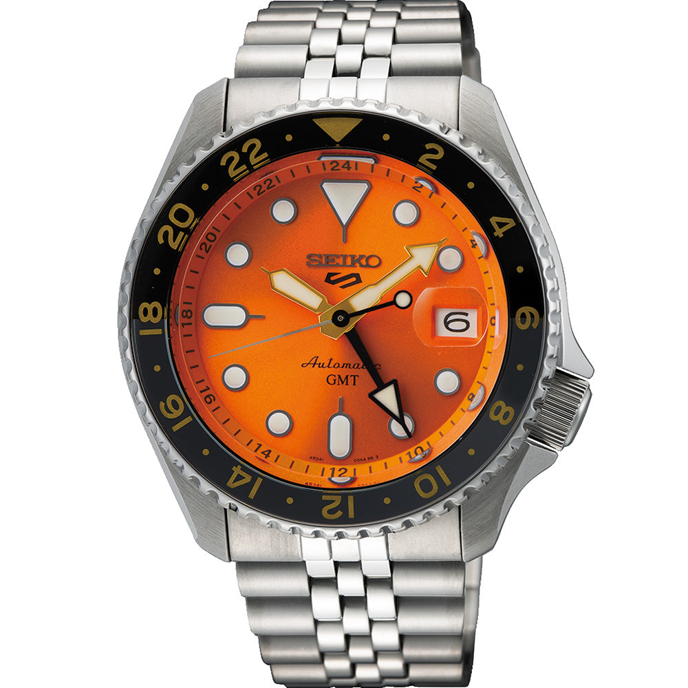Seiko 5 SSK005K GMT Automatic Mens Watch