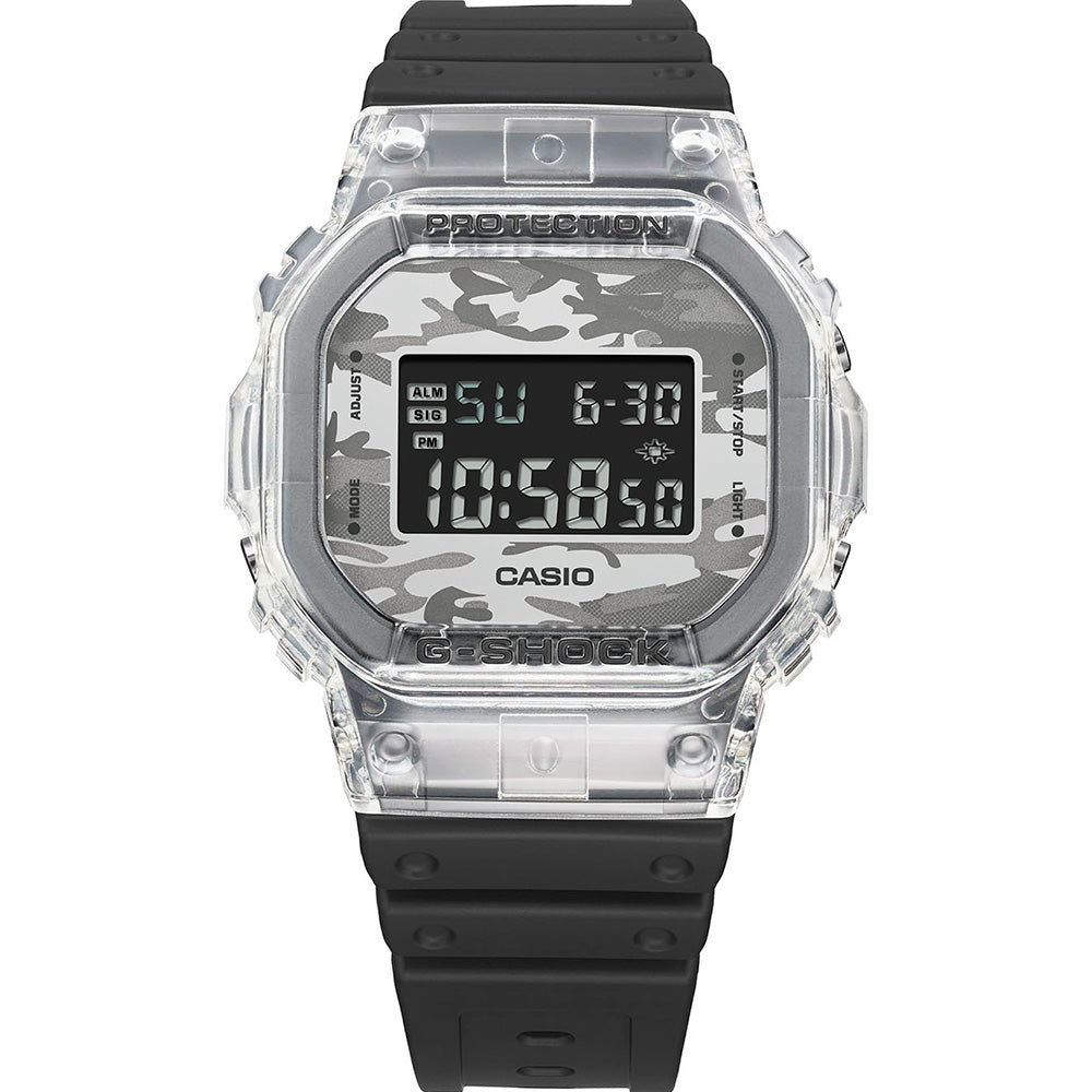 G-Shock DW5600SKC-1 Transparent Camo Mens Watch