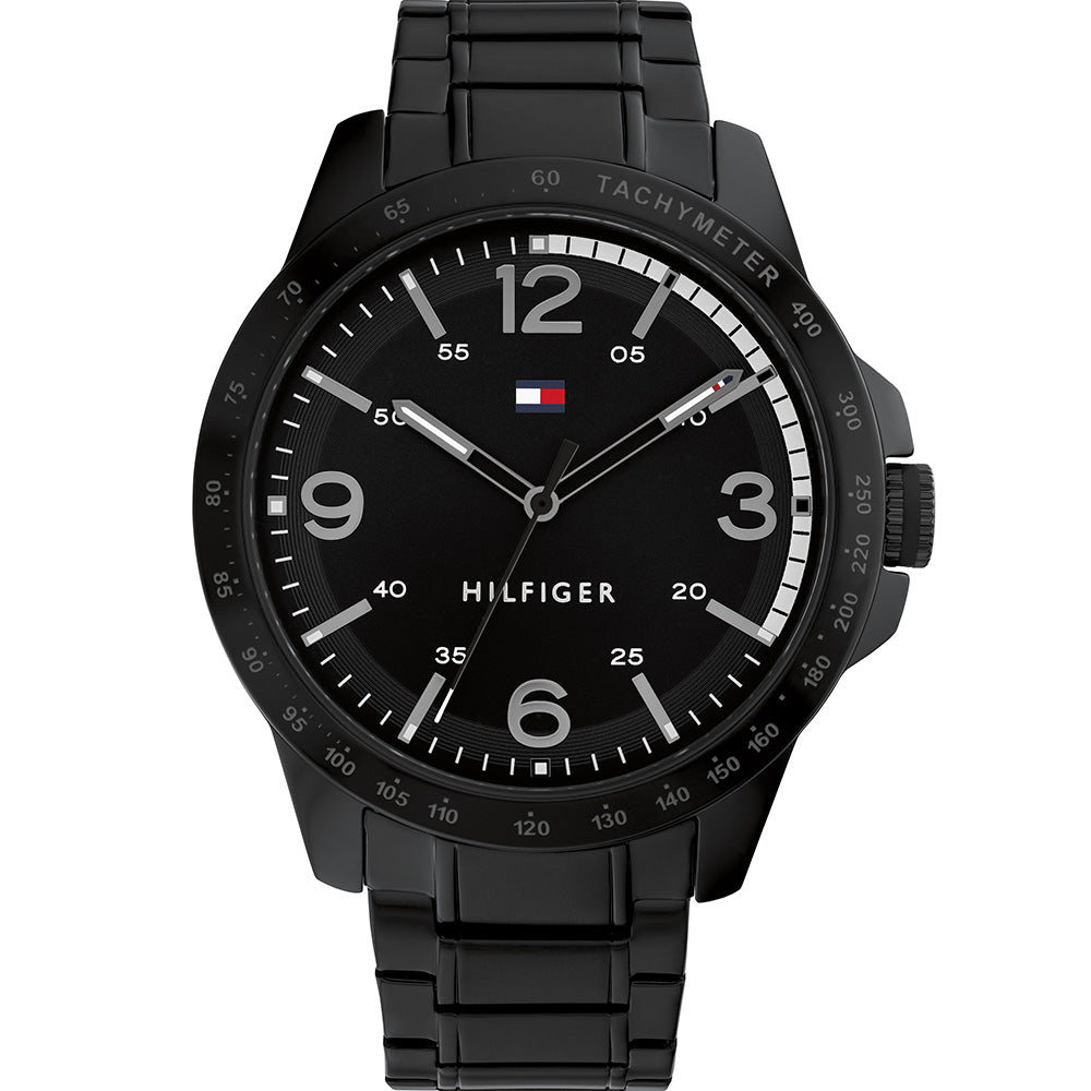 Tommy Hilfiger 1710471 Tony Black Stainless Steel Mens Watch