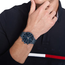 Load image into Gallery viewer, Tommy Hilfiger 1791990 Leonard Blue Mesh Mens Watch