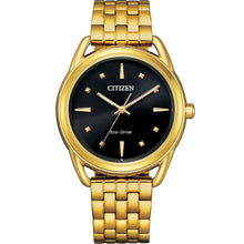 Load image into Gallery viewer, Citizen FE7092-50E Eco-Drive Gold Tone Womens Watch