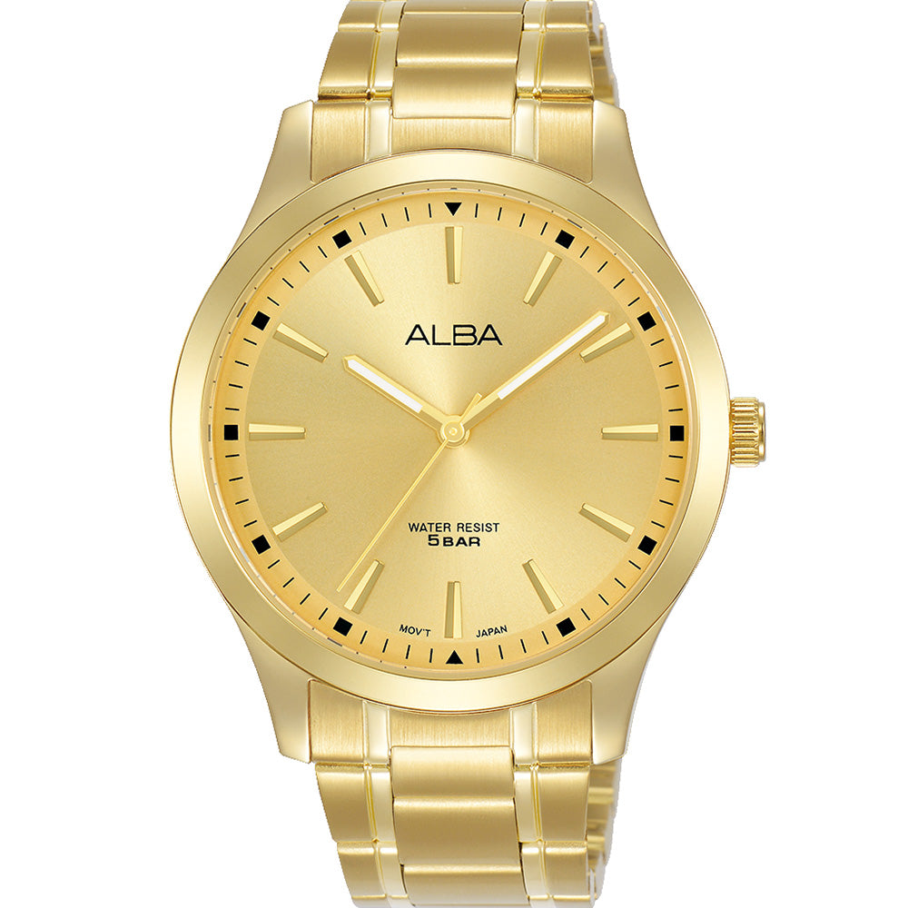 Alba ARX008X Gold Tone Mens Watch