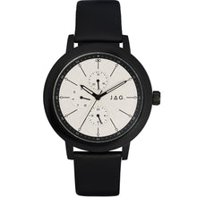 Load image into Gallery viewer, Jag J2625 Marlo Black Vegan Leather Mens Watch