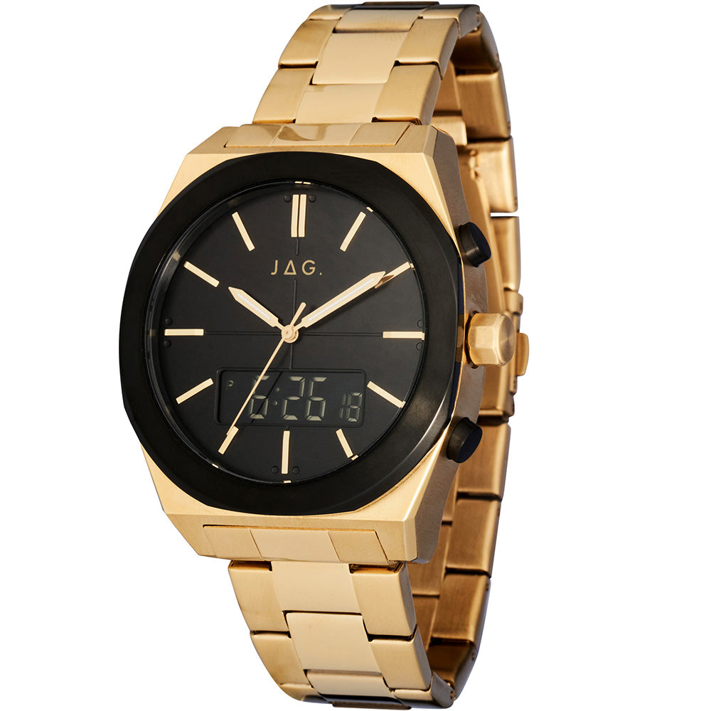 Jag J2637A Lincoln Gold Tone Mens Watch