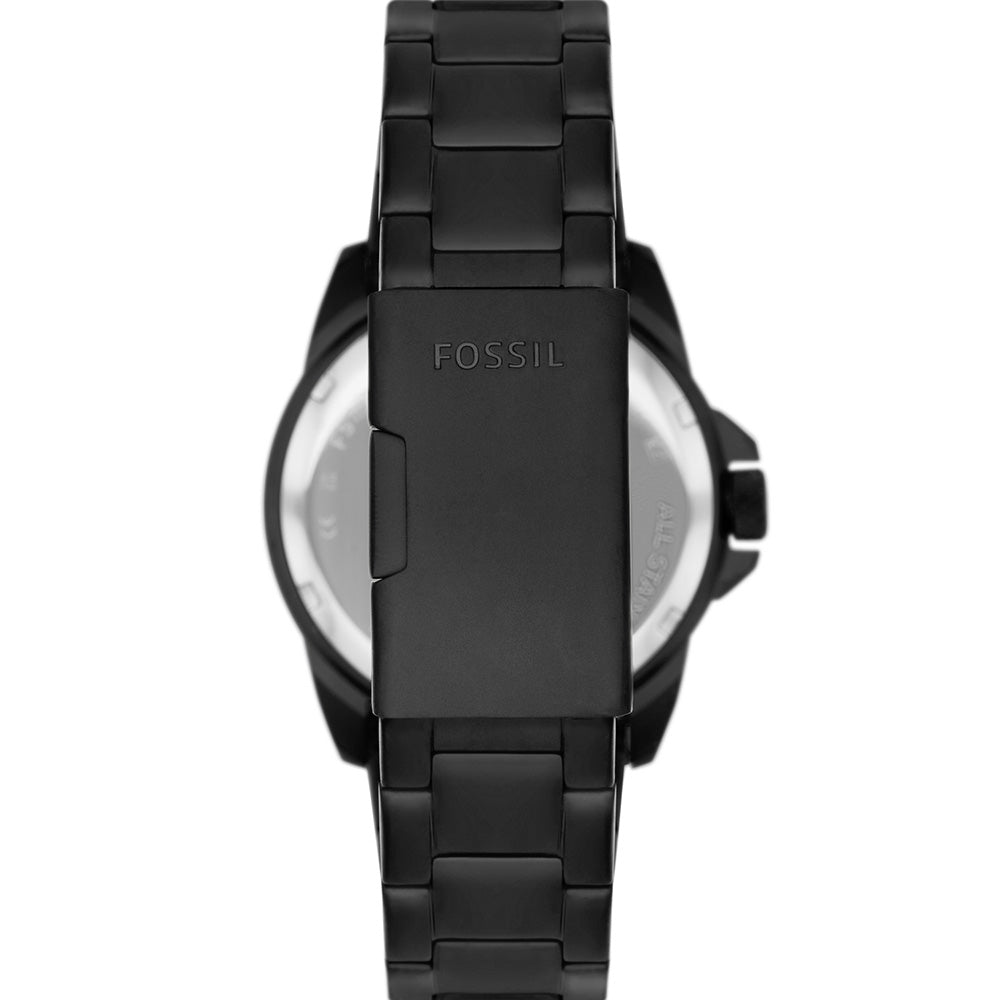 Fossil FS5940 Bronson Black Stainless Steel Mens Watch