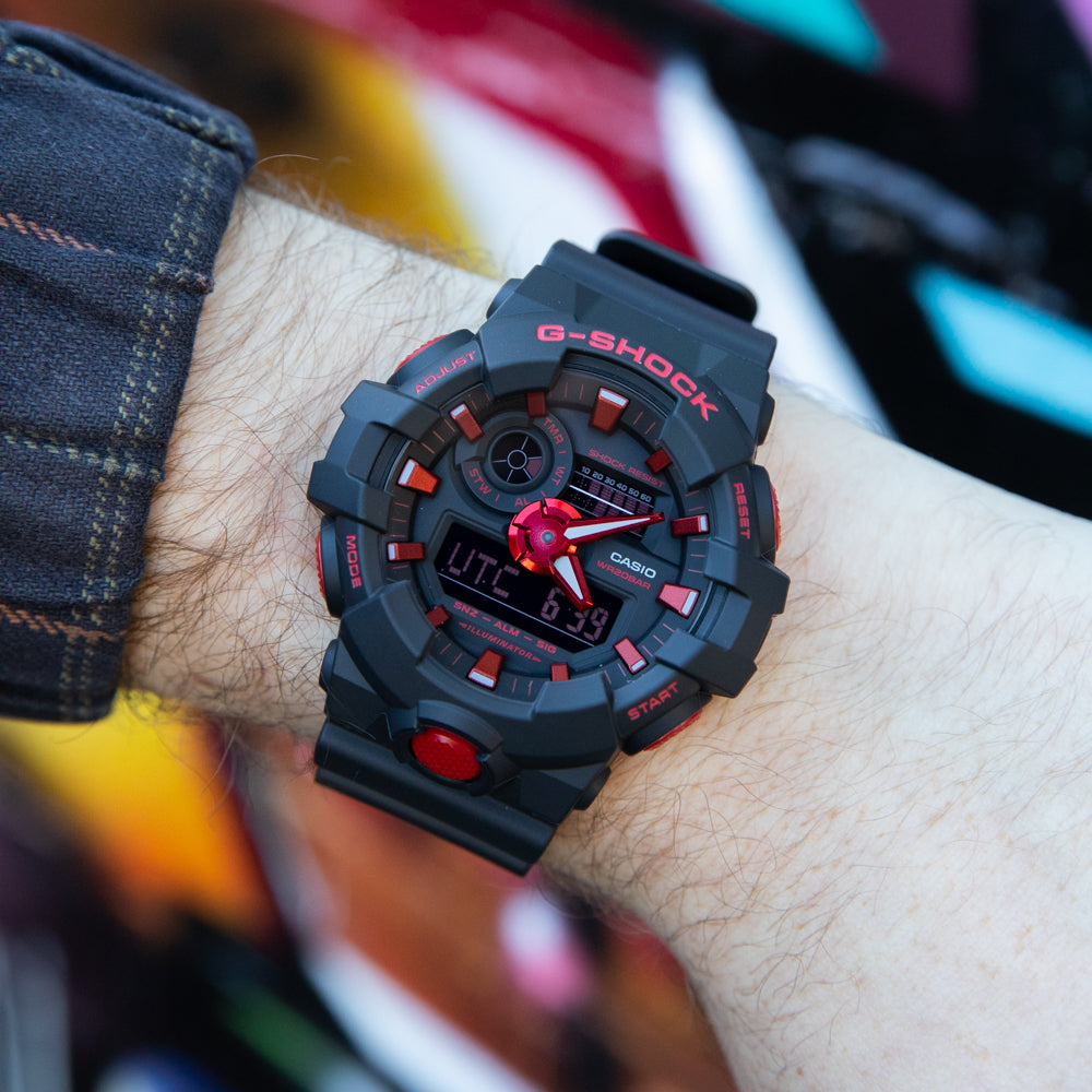 G-Shock GA700BNR-1A "Ignite Red" Watch – Watch Depot